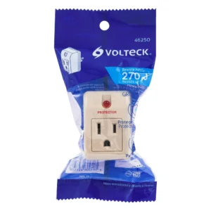 Adaptador Con Supresor De Picos 270 Joules, Volteck 46250