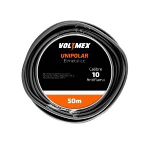 Cable Eléctrico Unipolar Cal. 10 Con 50 Metros