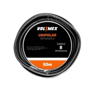 Cable Eléctrico Unipolar Cal. 8 Thw Alucobre 50m