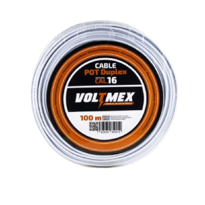 Cable Pot Duplex Calibre 16 Bimetálico 100 Metros