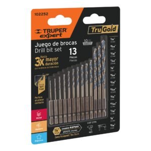 Juego 13 Broca Hss P/metal Zanco Ca. Truper 102252