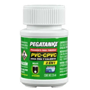 Pegamento para Tuberías PVC – CPVC 25 ml