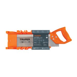 Caja de inglete con serrucho de costilla 12", TRUPER 103750