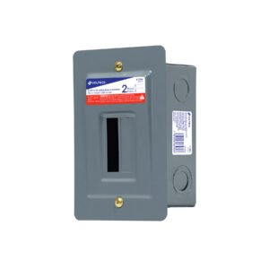 Centro de carga metálico 2 polos 50A de empotrar, VOLTECK 47194