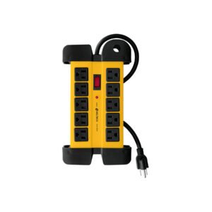 Multicontacto 14 AWG industrial supresor picos 10 entradas, 48190