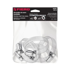 Bolsa con 5 abrazaderas sin fin #32, 1-9/16 - 2-1/2", FIERO, 44241