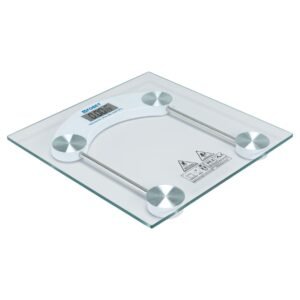 Báscula digital para baño 180 kg, transparente, FOSET BASIC, 48526