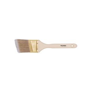 Brocha cerdas sintéticas 2-1/2" corte angular, mango madera, 13340