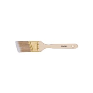 Brocha cerdas sintéticas 2" corte angular, mango de madera, 13339
