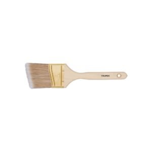 Brocha cerdas sintéticas 3" corte angular, mango de madera, 13341