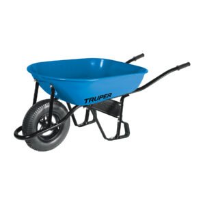 Carretilla 5.5 ft3 Neumática, bastidor tubular, TRUPER 11752
