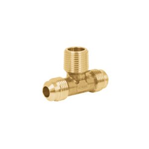 Tee terminal de latón centro 3/8", FOSET, 47414