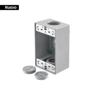 Condulet rectangular 1" tipo FS de 3 salidas, VOLTECK, 43570