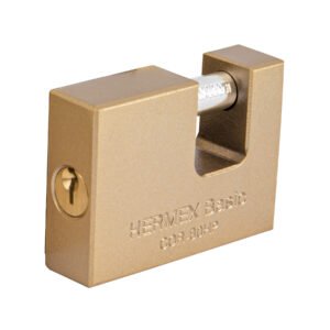 Candado antipalanca 80 mm cuerpo de hierro, HERMEX BASIC 22517
