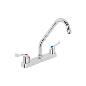 Mezcladora 8" fregadero, ABS, cuello largo, palanca, BASIC 45515