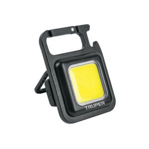 Mini linterna LED 280 lm recargable, tipo llavero, TRUPER, 104442