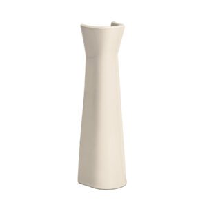 Pedestal de porcelana para lavabo, marfil, FOSET 49357