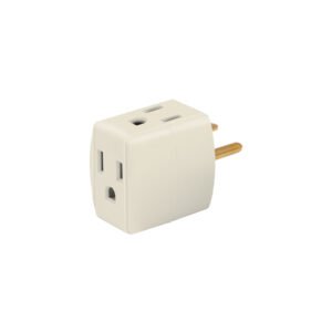 Multicontacto triple aterrizado, tipo cubo, VOLTECK, 46800