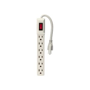 Multicontacto 16 AWG doméstico 6 entradas, VOLTECK, 47188