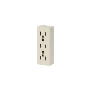 Multicontacto triple para extensión, 2 polos + tierra, 46813