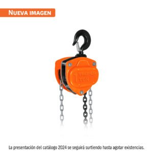 Polipasto de cadena de 1 ton, TRUPER, 16824