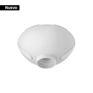 Portalámpara 4-1/2" de plástico, para sobreponer, VOLTECK,43727
